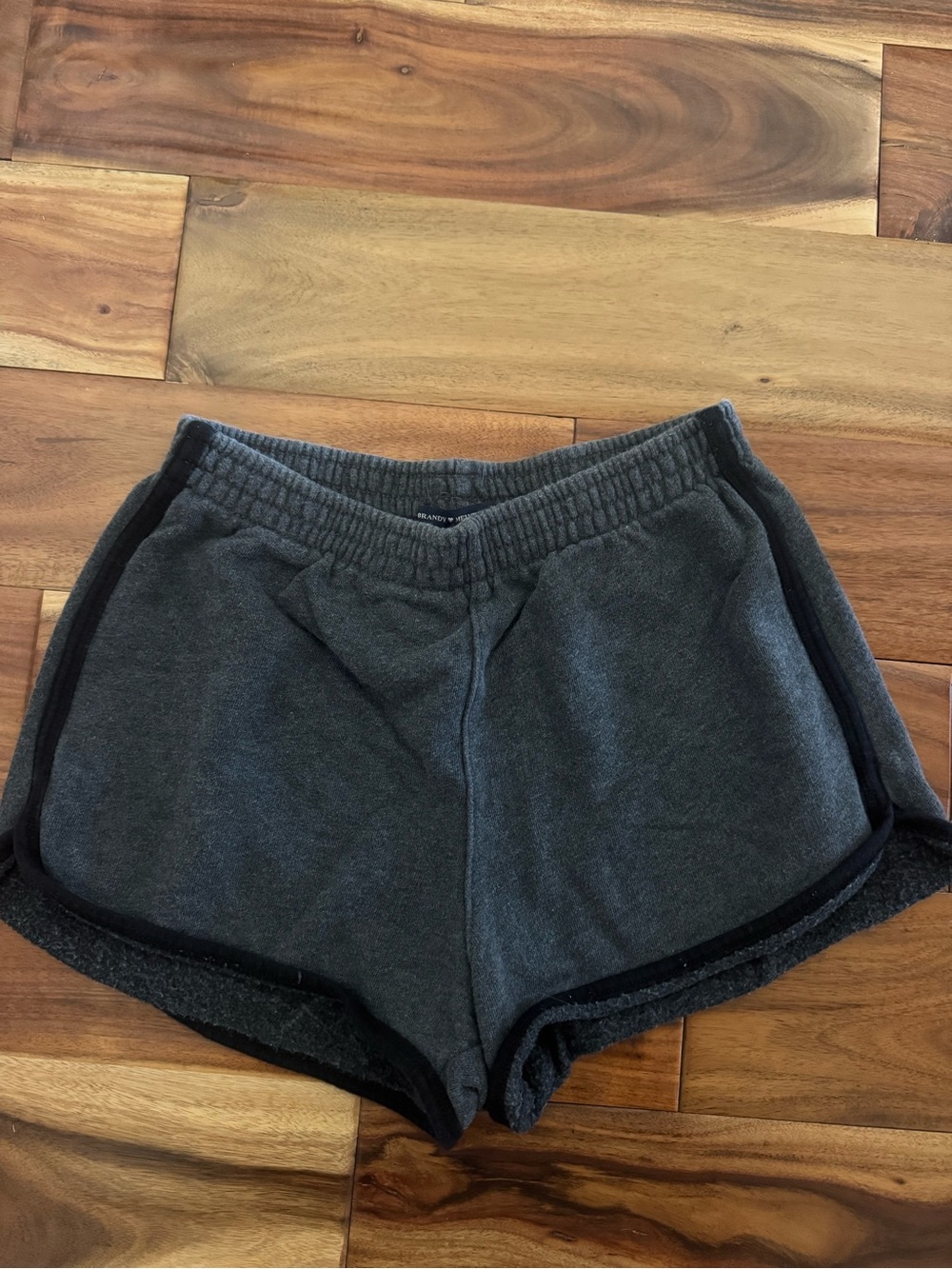 Brandy Melville Women's Charcoal Gray Casual Lounge Shorts